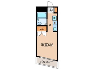 第２ウッドム－ンの物件間取画像